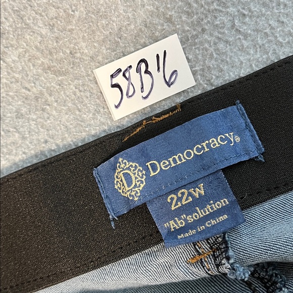 Democracy Ankle Skimmer Jeans 22W Ab Solution Minimalist Capsule - Picture 7 of 11